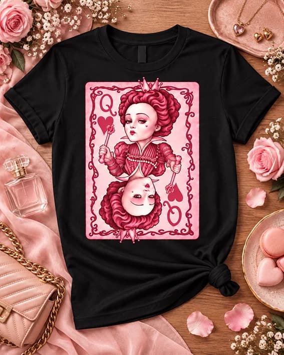 Polera Reina de corazones Pink Mood