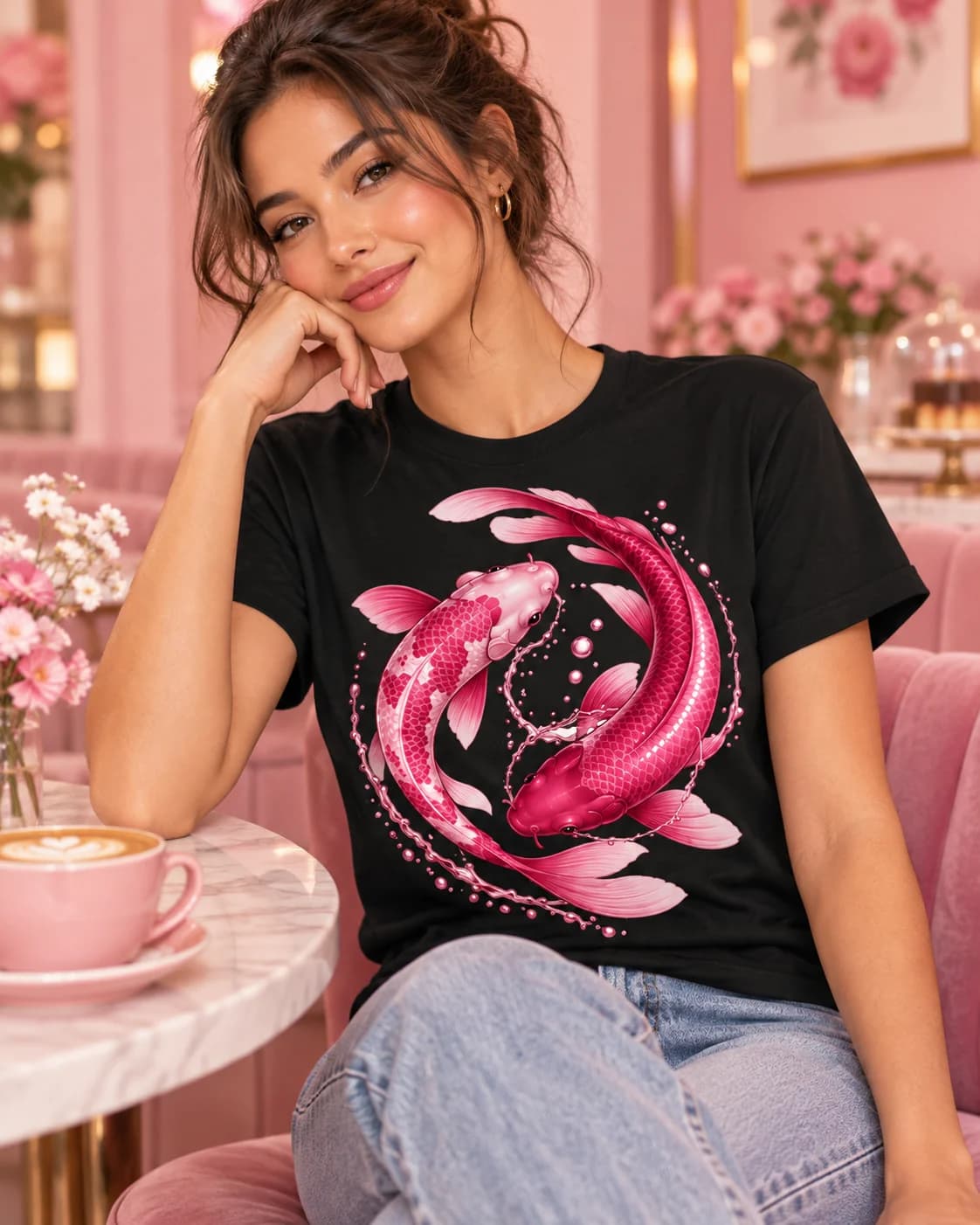 Polera Ying-yang Pink Mood