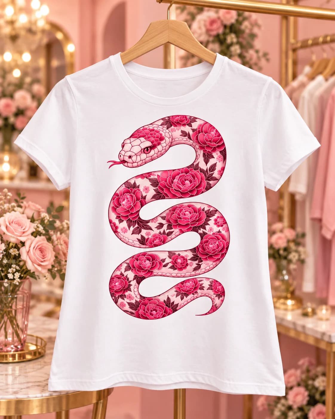 Polera Serpiente Pink Mood