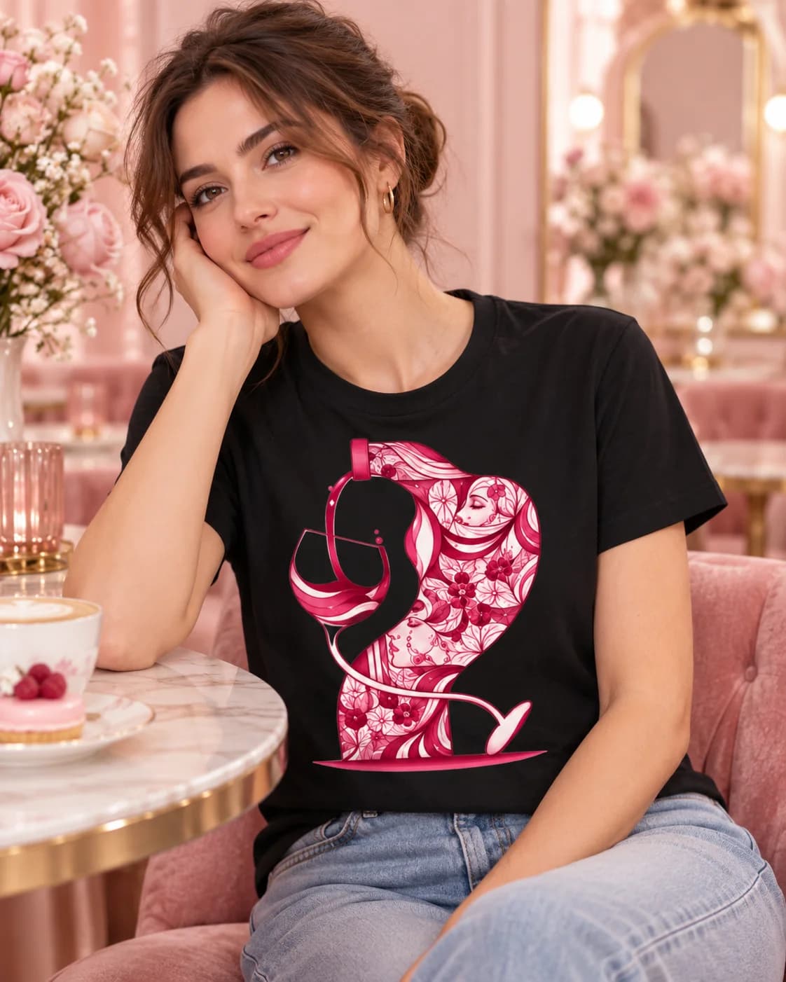 Polera De copas Pink Mood
