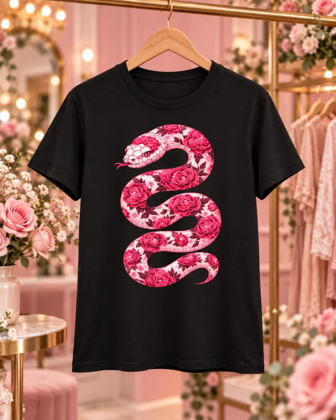 Polera Serpiente Pink Mood