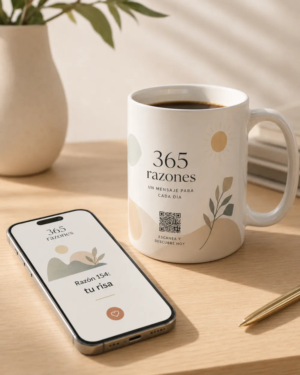 Tazón UP 365 razones con mensajes diarios